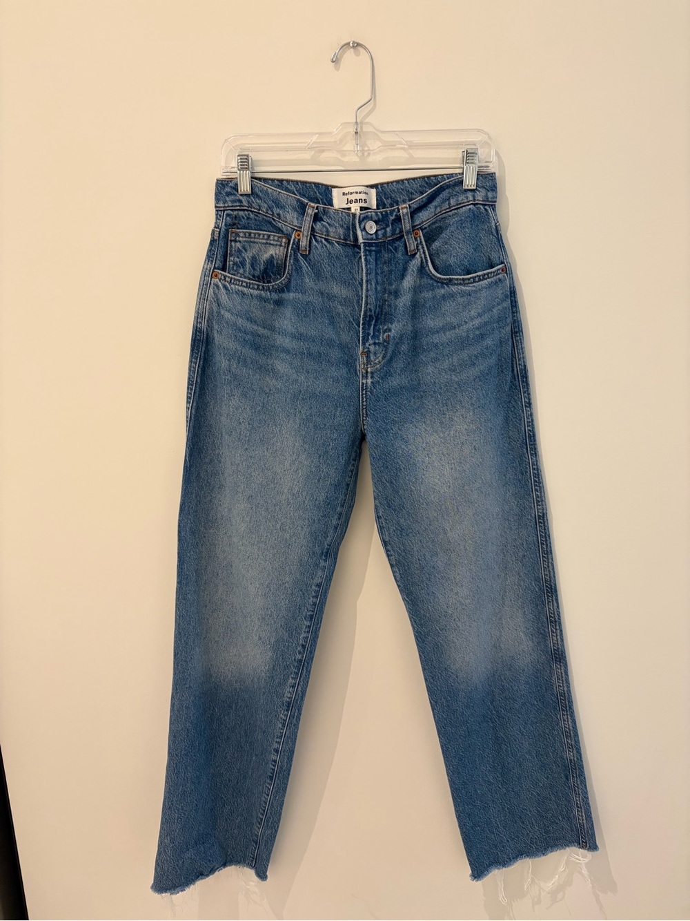 Reformation Val 90s Mid Rise Straight Jeans - Size 27